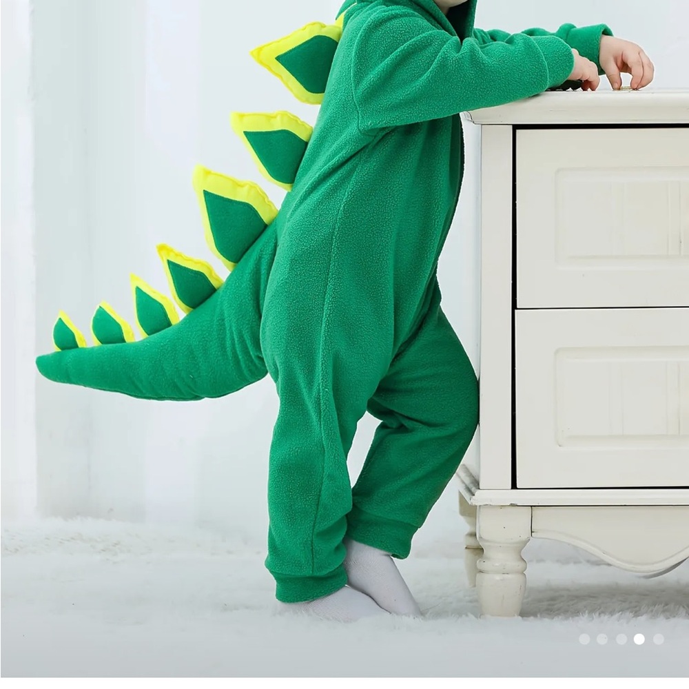 Green Dinosaur Costume for Kids